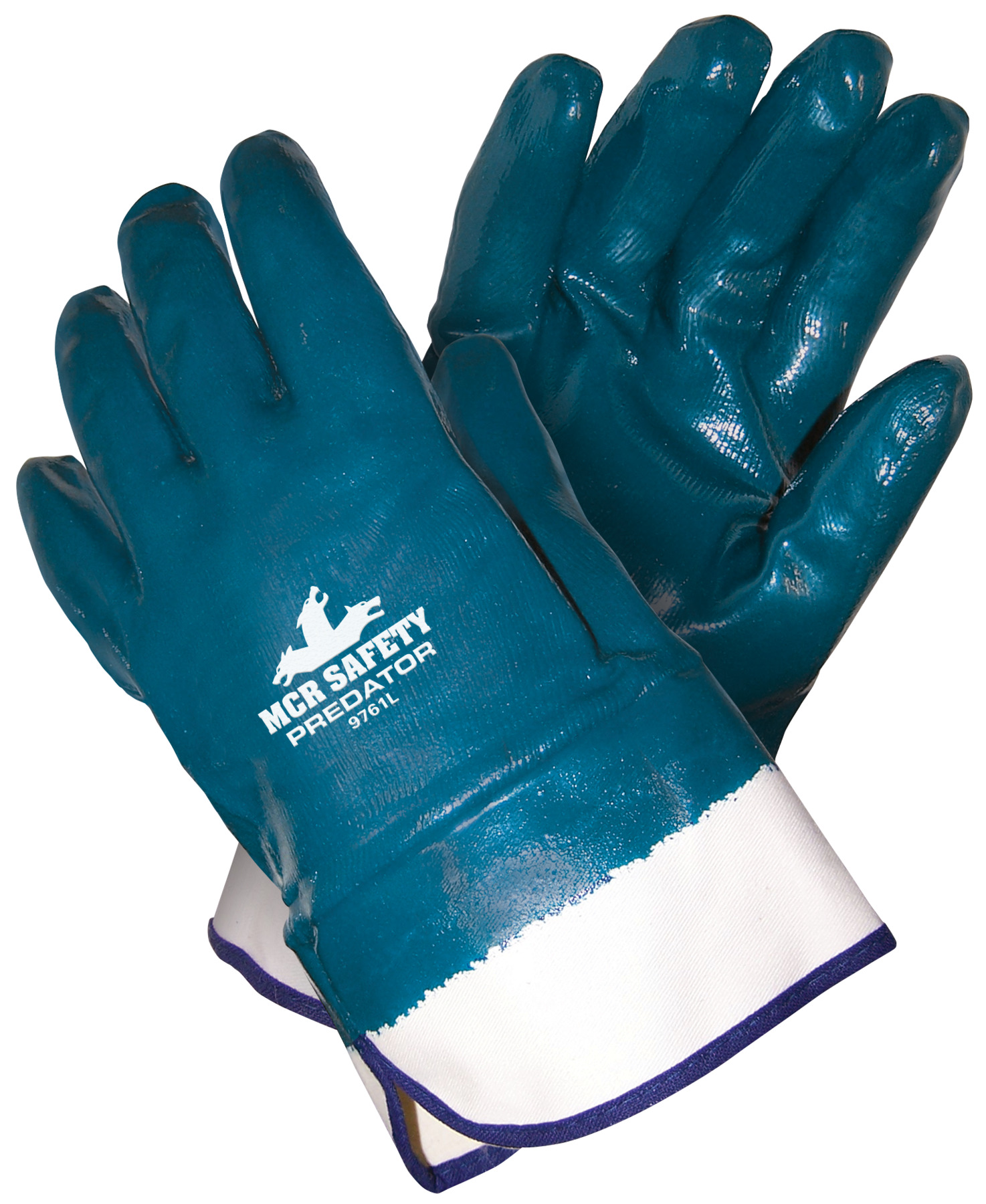 MCR PREDATOR FULLY COATED ROUGH NITRILE - Chemical Resistant Gloves